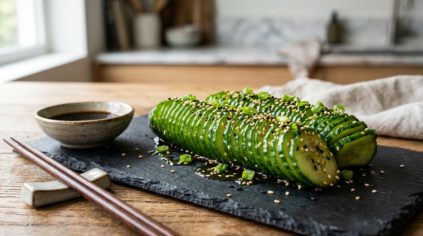 Jeden ogórek, ten japoński gest krojenia: aperitif kwietniowy którego nikt nie widzi nadchodzącego